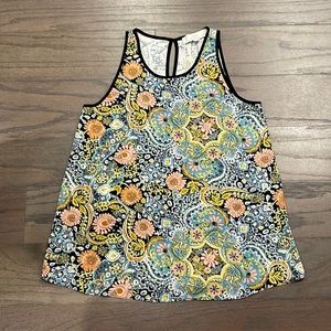 NWT LOFT Petite Multicolor Floral Tank - Size XSP